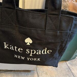kate spade Black Canvas Tote